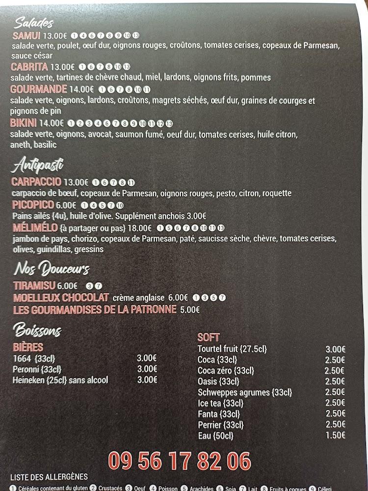 CAN TOURN LA PIZZA - Menu Image 2